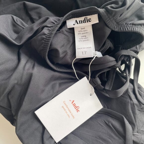 Andie Black Women's One Piece Swimsuit - Picture 9 of 12